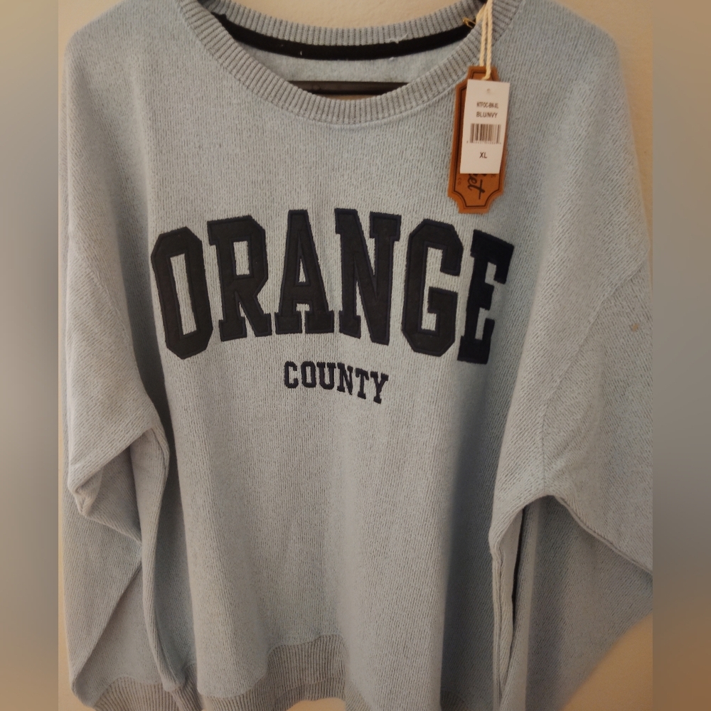 Nantucket Light Blue Crew Neck Sweatshirt NWT